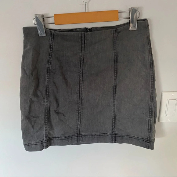 Free People Modern Femme Mini Skirt Size 10 - Picture 3 of 5